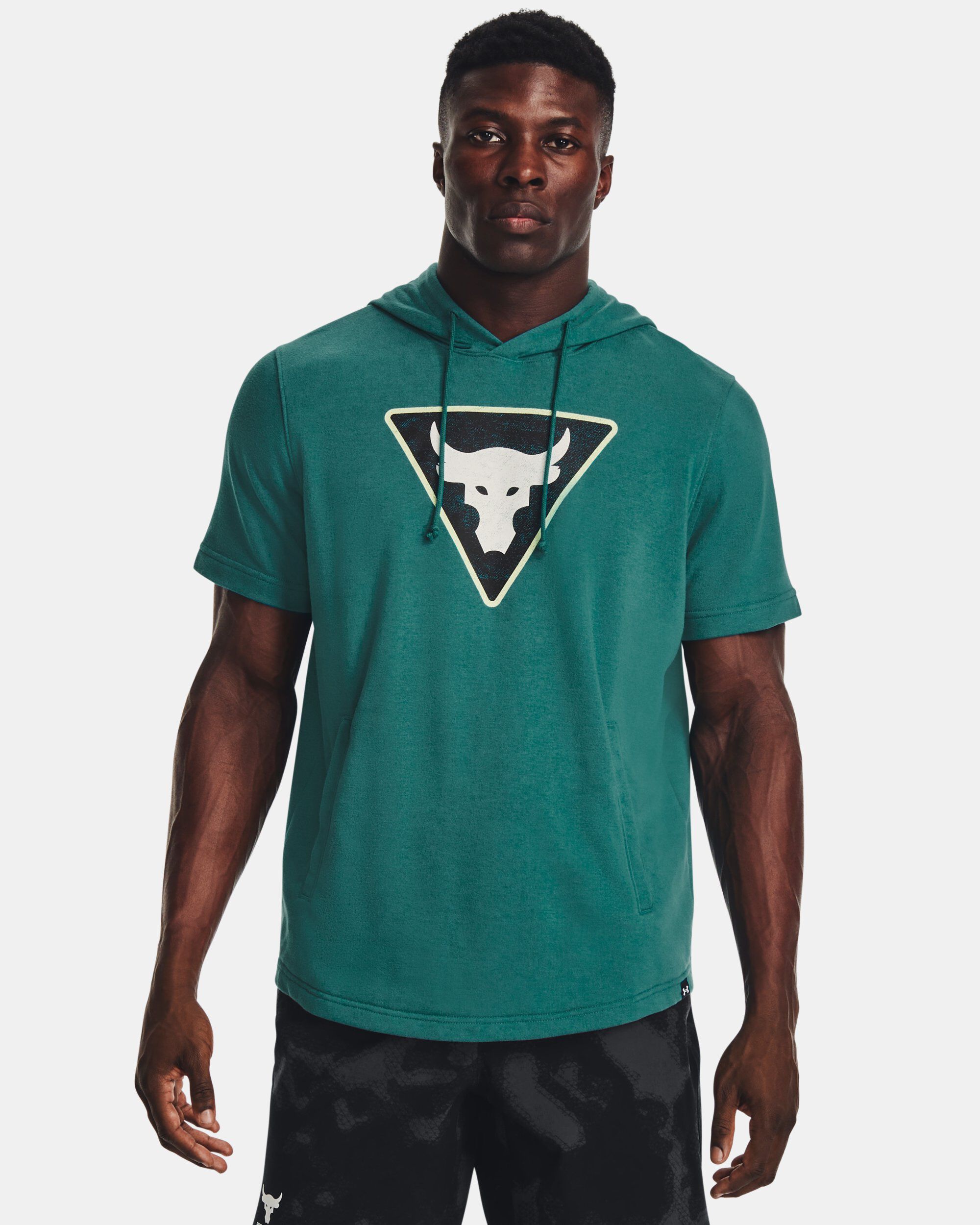 Under armour men's terry short sleeve hoodie best sale
