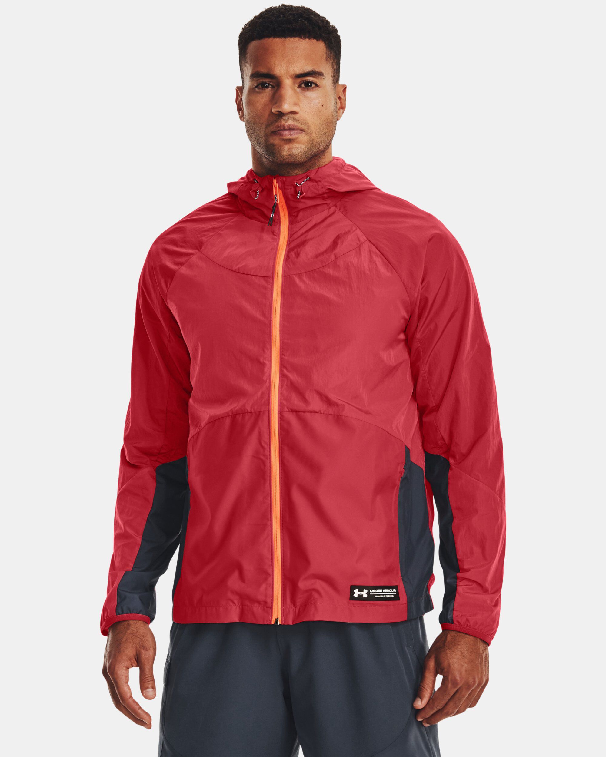 Under armour mens running jacket on sale