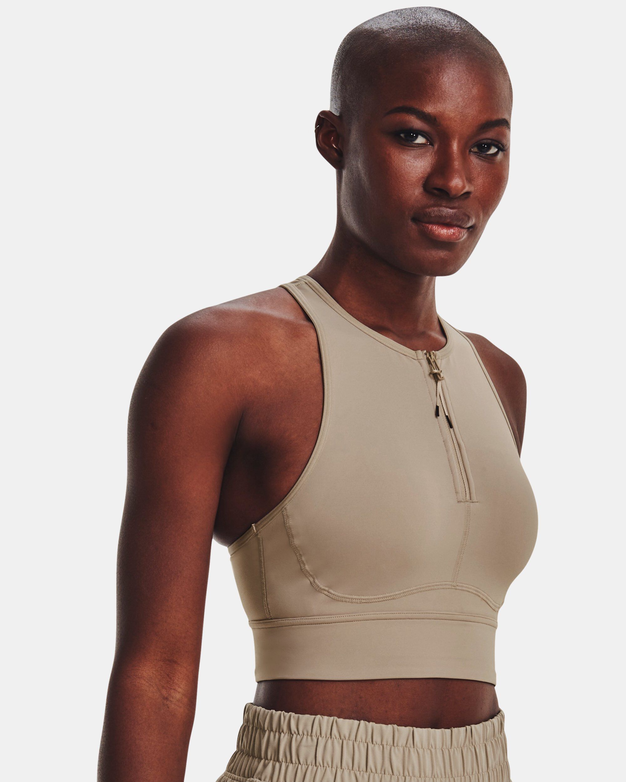 Sports bra 2025 zip up