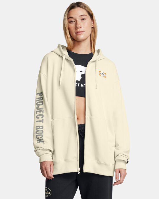 Women's Project Rock Heavyweight Hard At Work Full-Zip image number 0