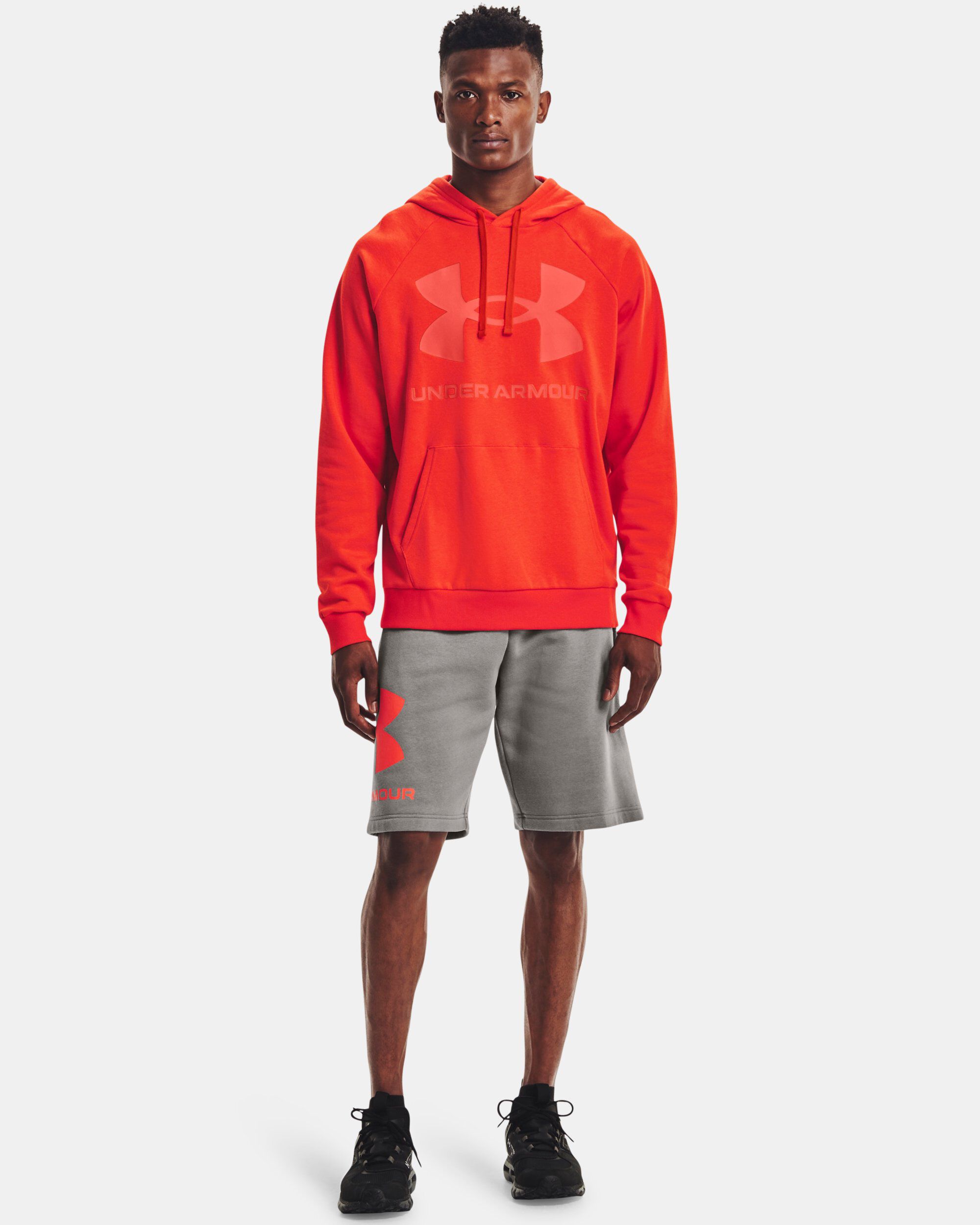Under Armour Men s UA Rival Fleece Big Logo Hoodie Black in KSA