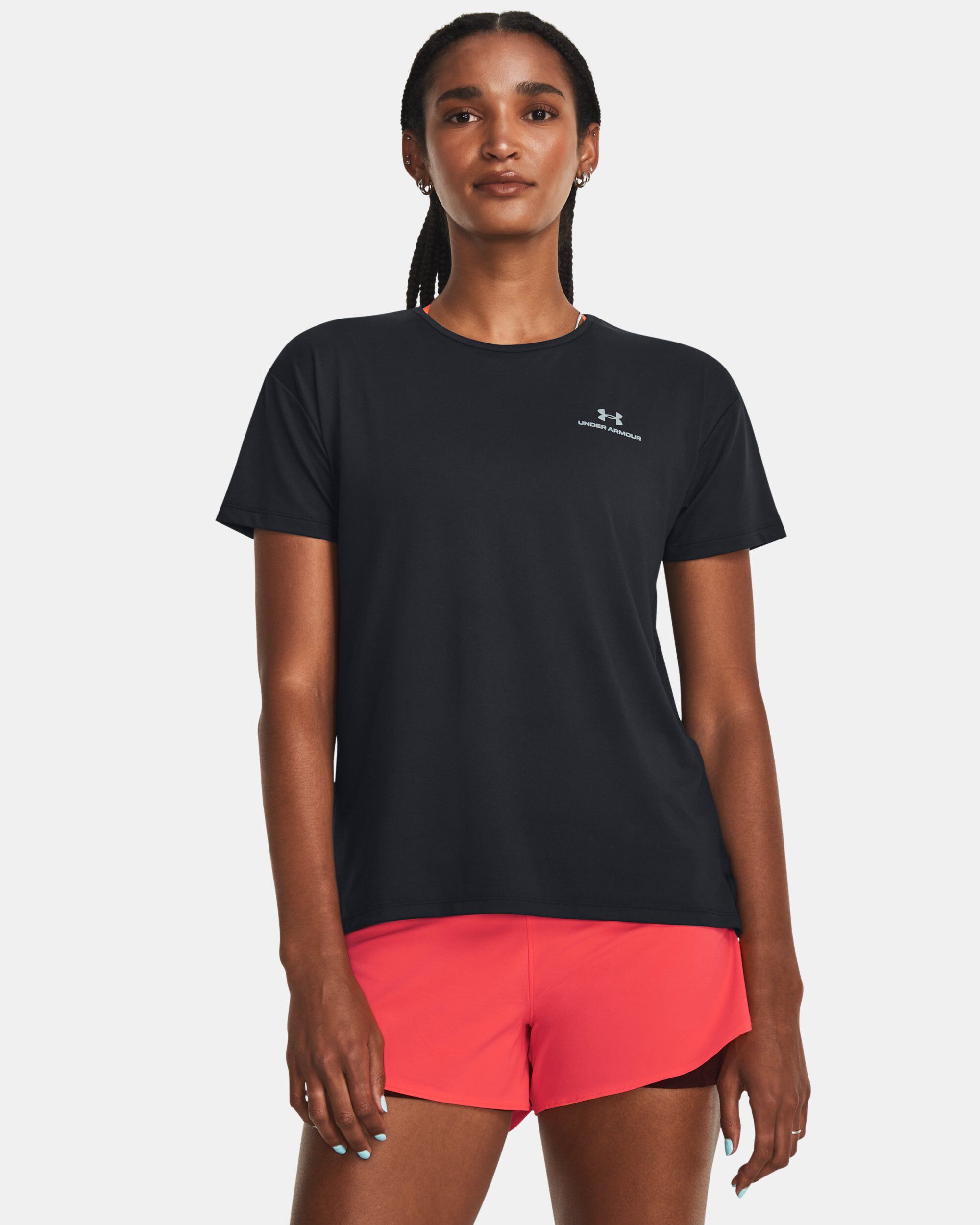 Under Armour Women s UA RUSH Energy 2.0 Short Sleeve Black in KSA