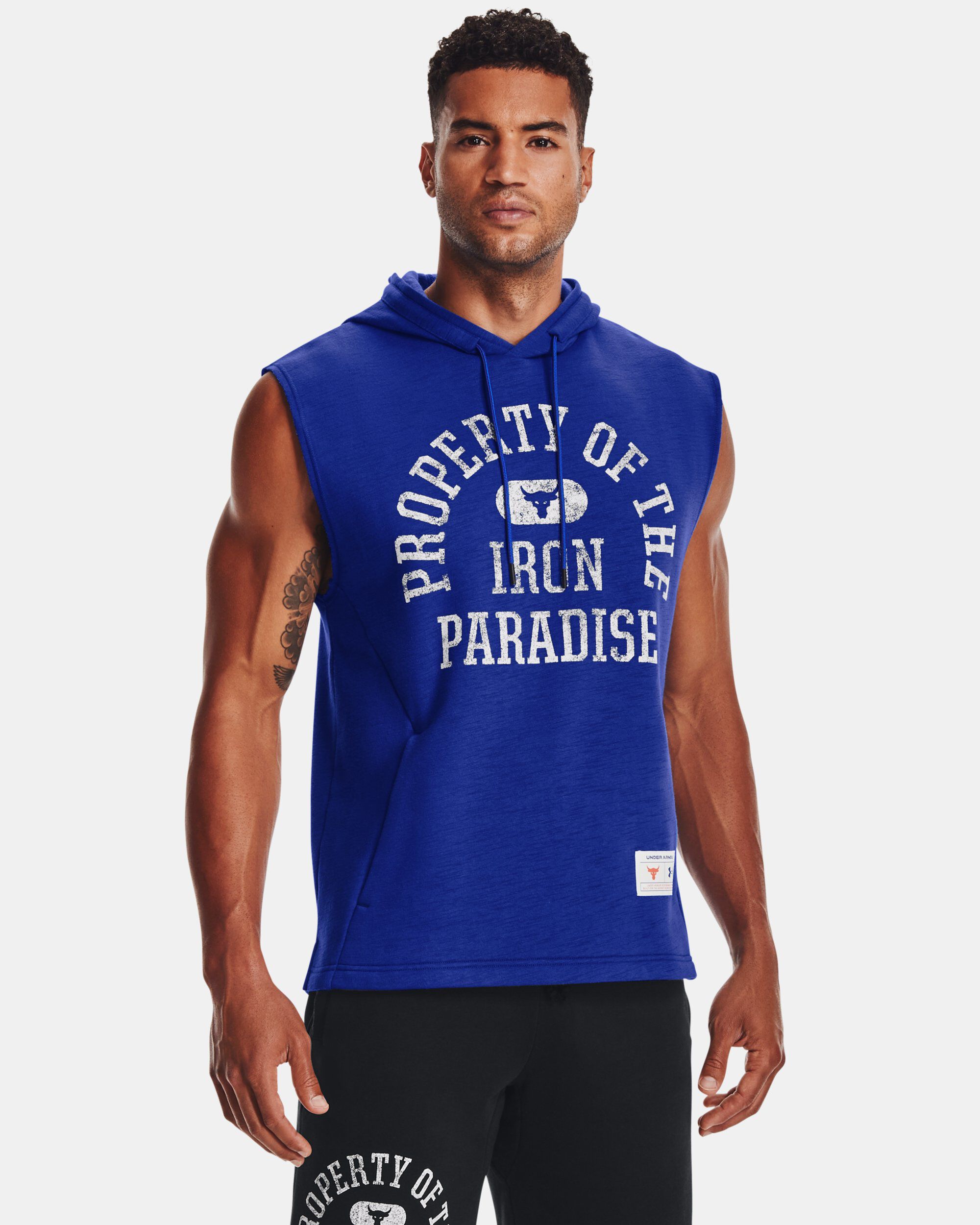 Under Armour Men s Project Rock Charged Cotton Fleece Sleeveless