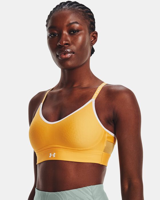 Women's UA Infinity Low Covered Sports Bra image number 0