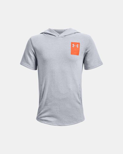 Boys' UA Rival Terry Short Sleeve Hoodie