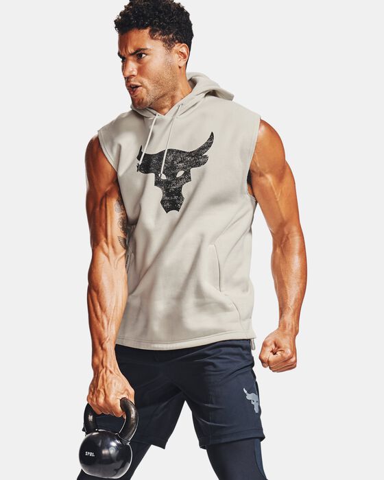 Men's Project Rock Charged Cotton® Sleeveless Hoodie image number 0