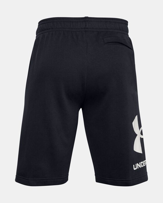Men's UA Rival Fleece Big Logo Shorts image number 5