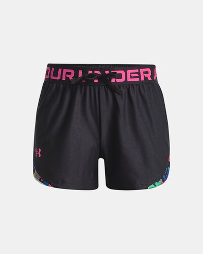 Girls' UA Play Up Tri-Color Shorts