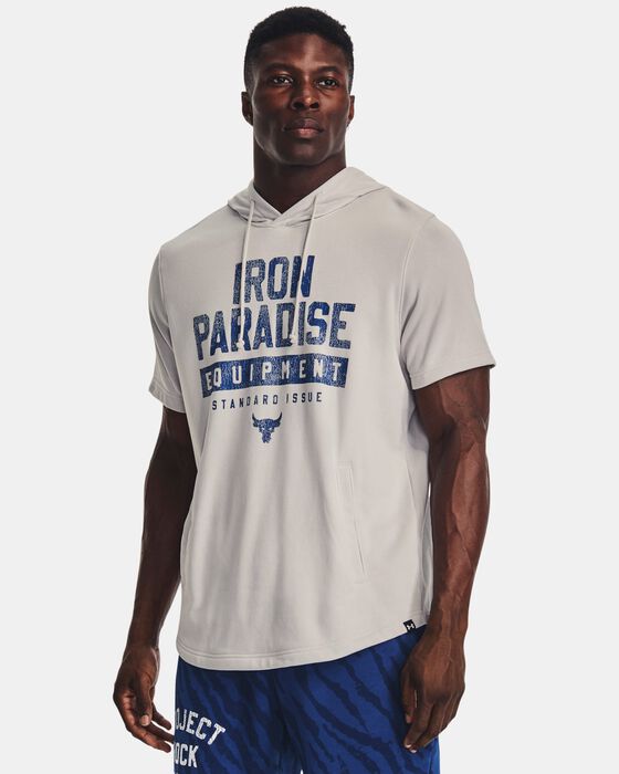 Men's Project Rock Terry Short Sleeve Hoodie image number 0