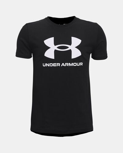 Boys' UA Sportstyle Logo Short Sleeve