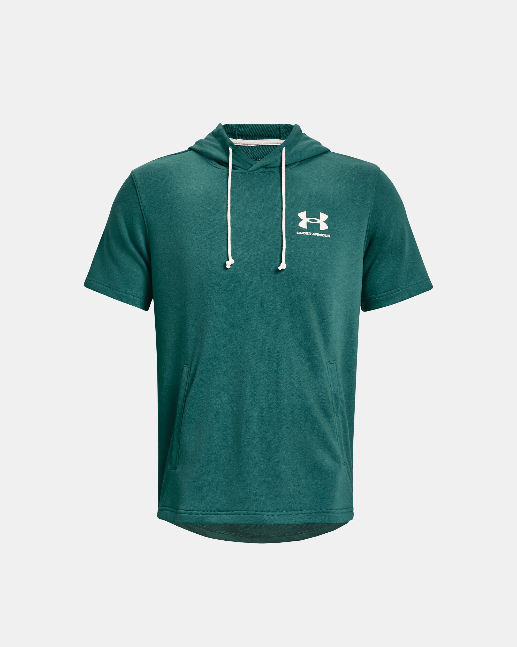 Under armour sportstyle short sleeve hoodie deals
