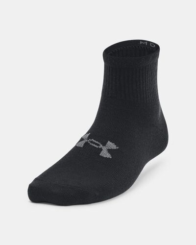 Kids' UA Essential 3-Pack Quarter Socks