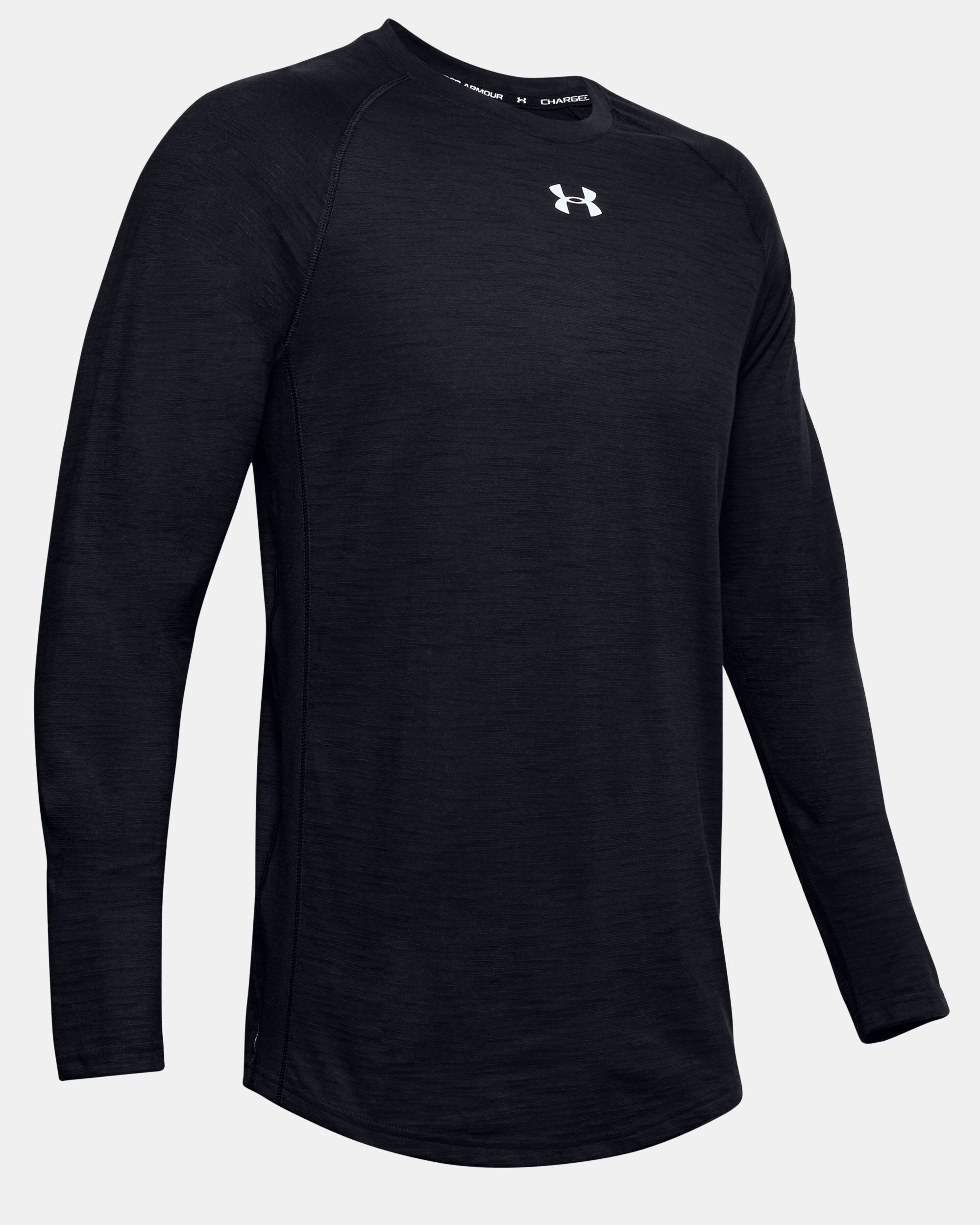 Under armour charged cotton long sleeve hot sale
