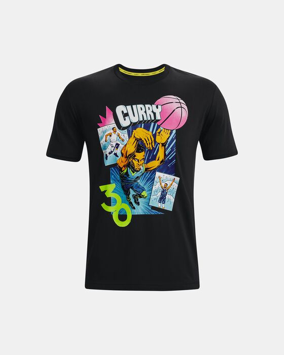 Men's Curry Comic Book Short Sleeve image number 4