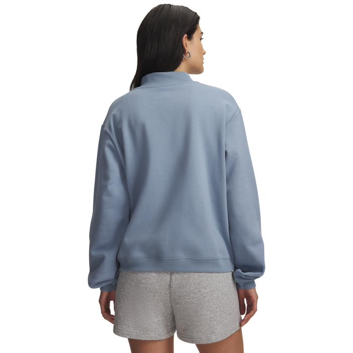 UA Icon Fleece Wordmark Mock Neck image number 2