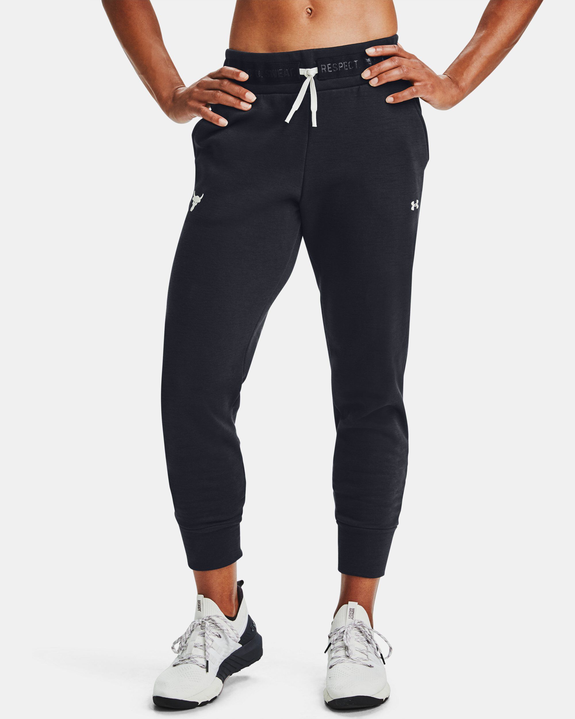 Under armour women's project rock charged shop cotton fleece pants