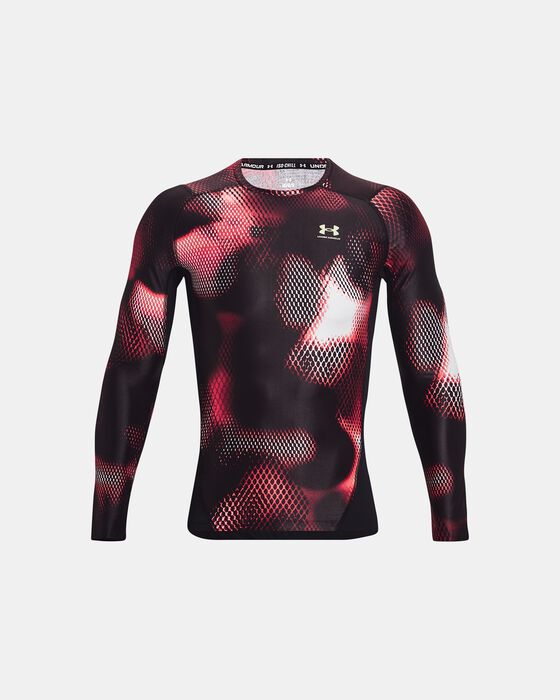 Men's UA Iso-Chill Compression Printed Long Sleeve image number 4