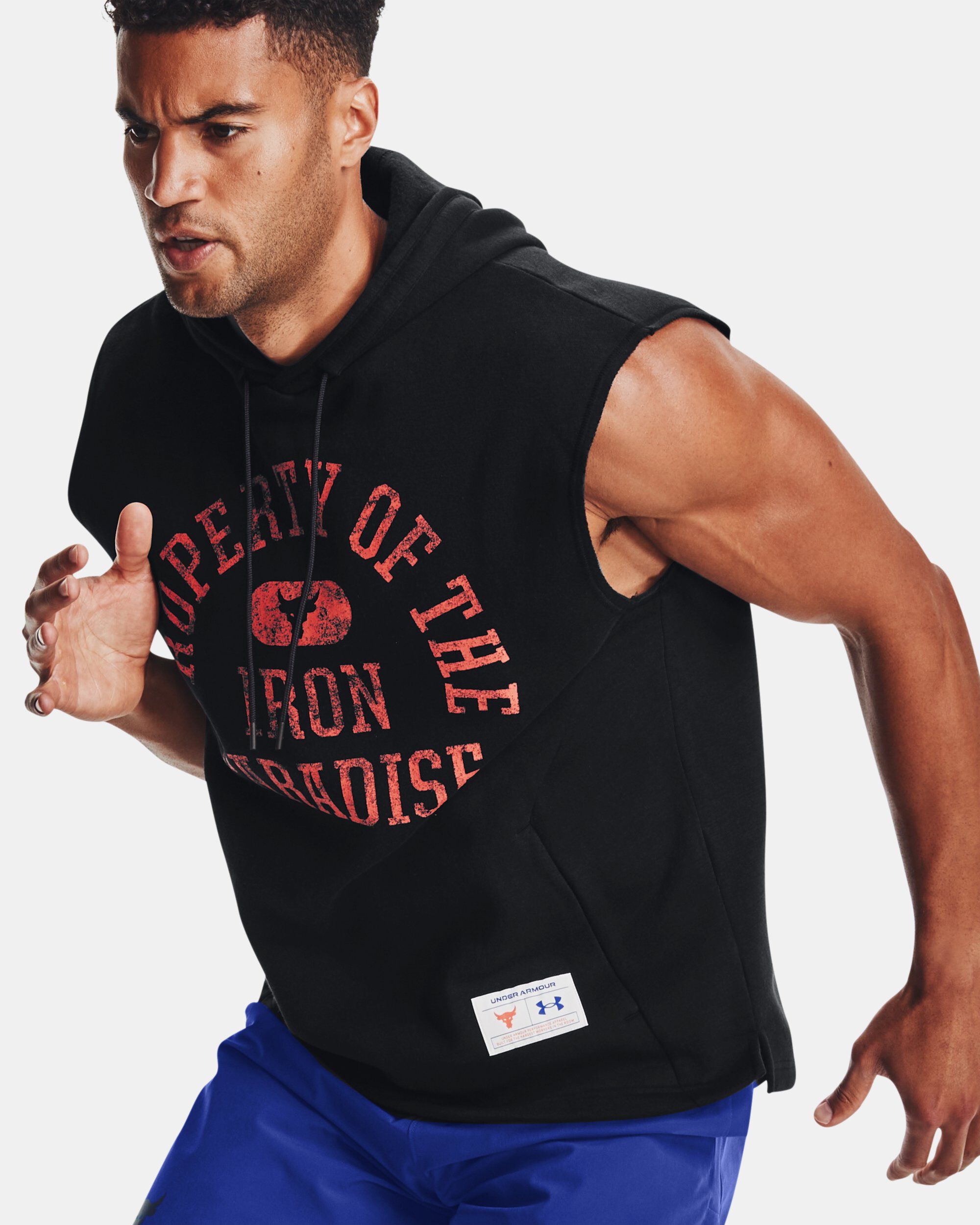 Under Armour Men s Project Rock Charged Cotton Fleece Sleeveless