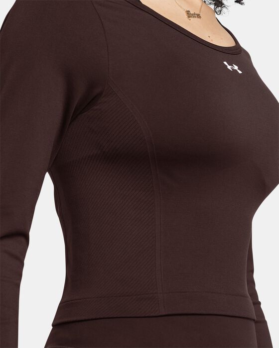 Women's UA Train Seamless Long Sleeve Women's UA Train Seamless Long Sleeve image number 3