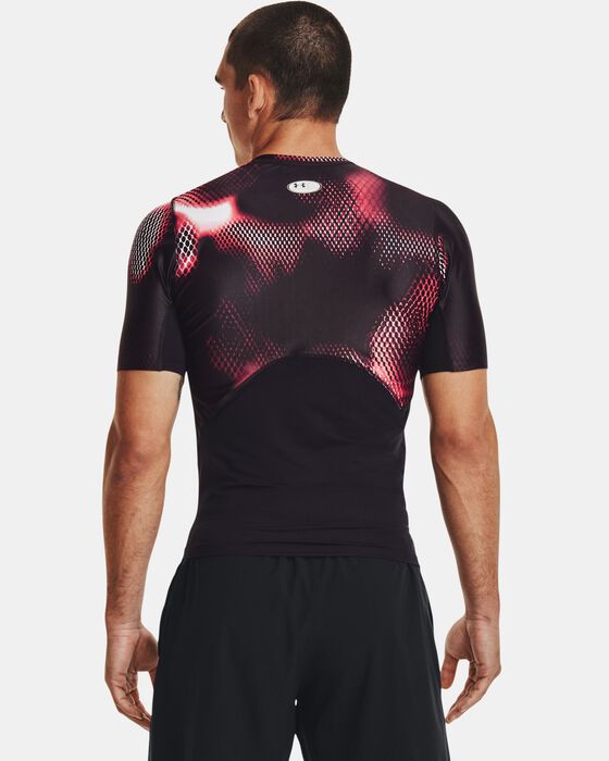 Men's UA Iso-Chill Compression Printed Short Sleeve image number 1