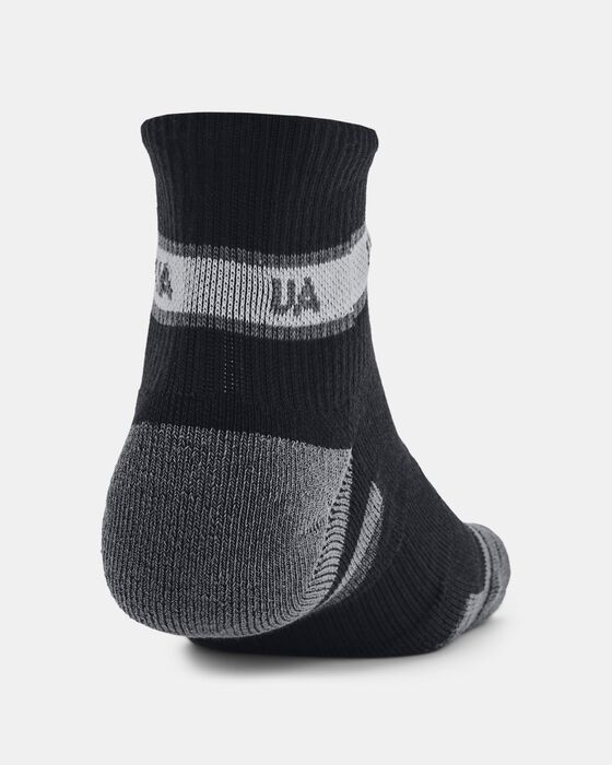 Unisex UA Performance Tech 3-Pack Quarter Socks image number 2