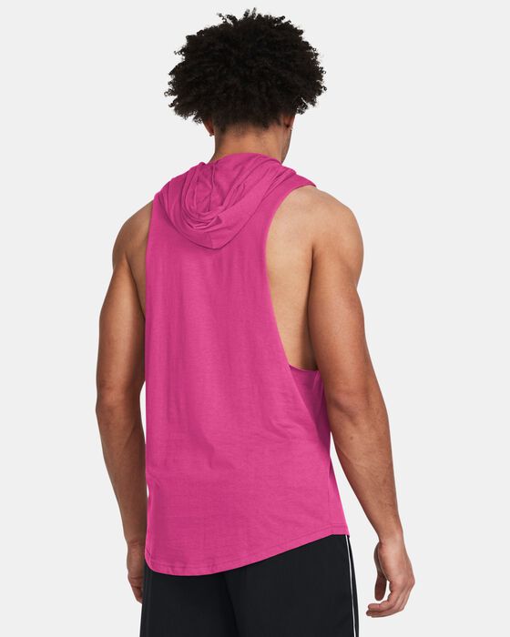Men's Project Rock Rents Due Sleeveless Hoodie image number 1