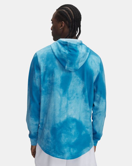 Men's UA Rival Terry Printed Hoodie image number 1