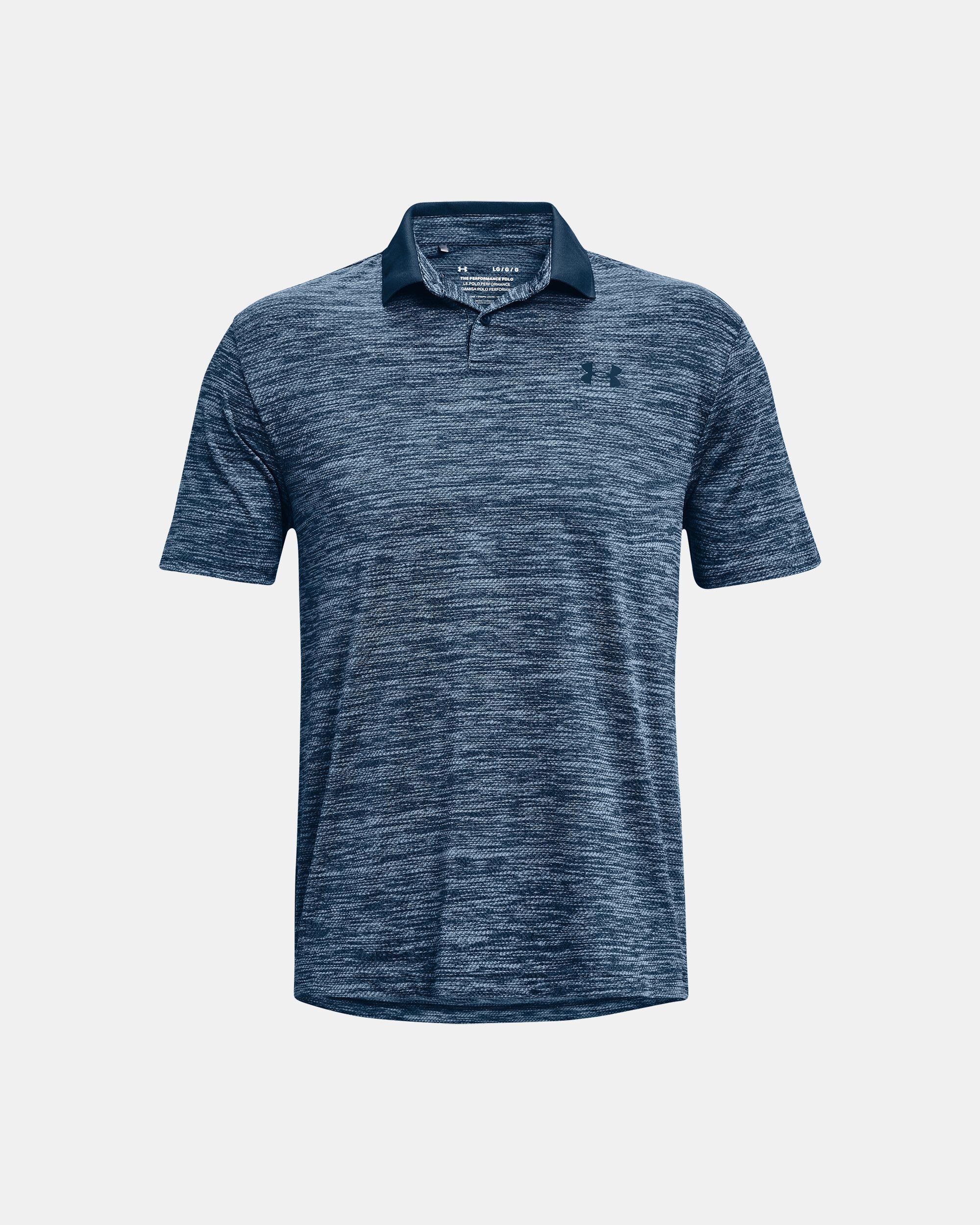 Under Armour Men s UA Performance Polo Textured Blue in KSA