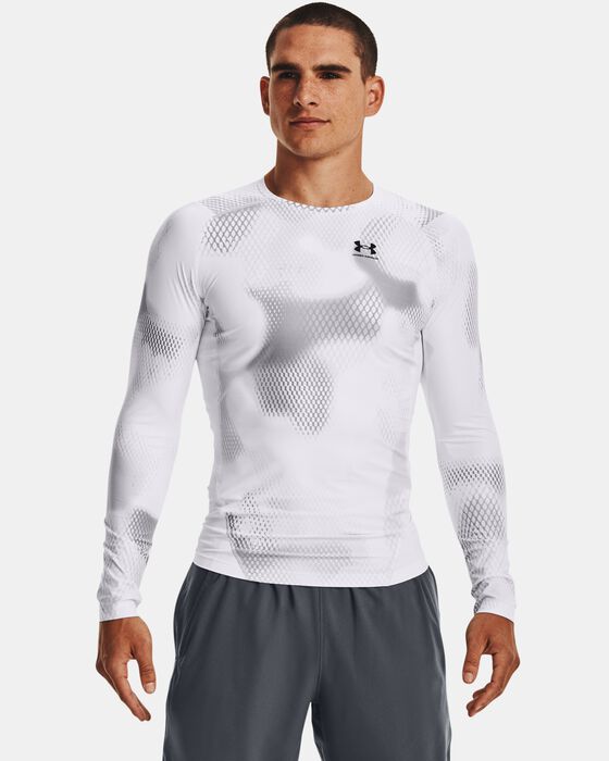 Men's UA Iso-Chill Compression Printed Long Sleeve image number 0