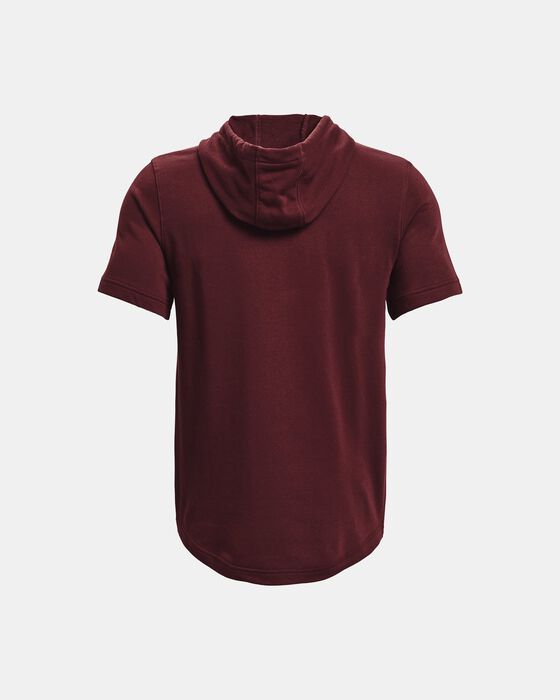 Men's UA Rival Terry Short Sleeve Hoodie image number 5