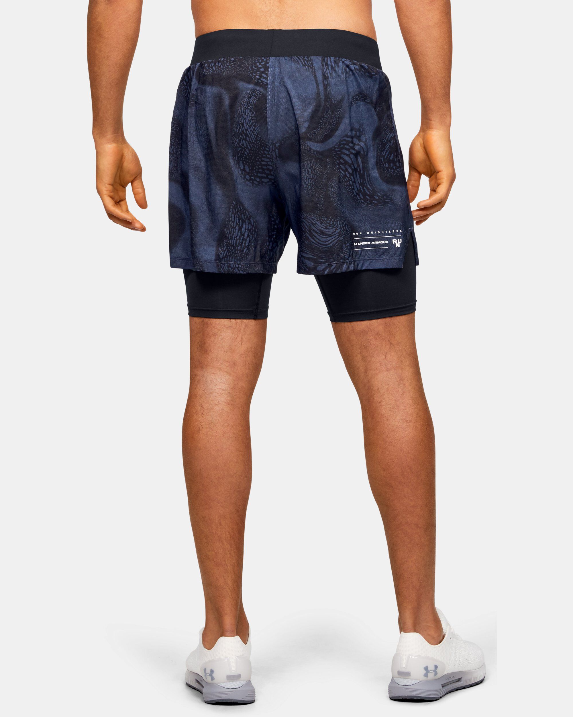 Under armour speedpocket deals 2 in 1 shorts