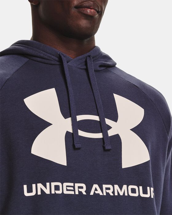 Men's UA Rival Fleece Big Logo Hoodie image number 3