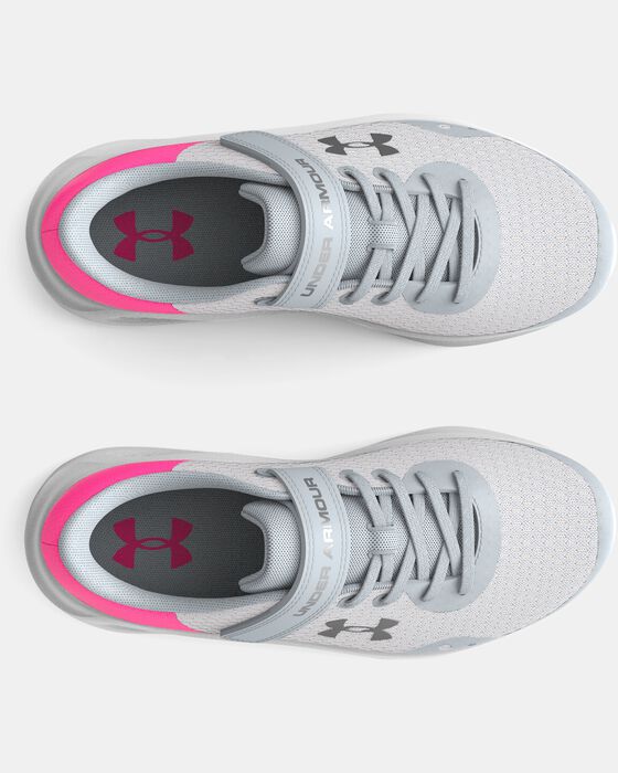 Girls' Pre-School UA Pursuit 3 AC Running Shoes image number 2