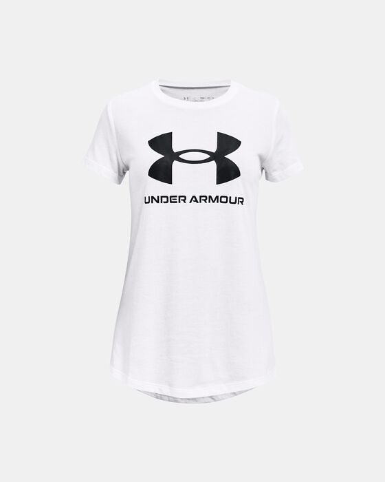 Girls' UA Sportstyle Graphic Short Sleeve image number 0