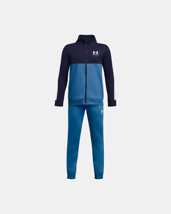 Under Armour TRACK SUIT - Tracksuit - harbor blue /downpour gray/blue 