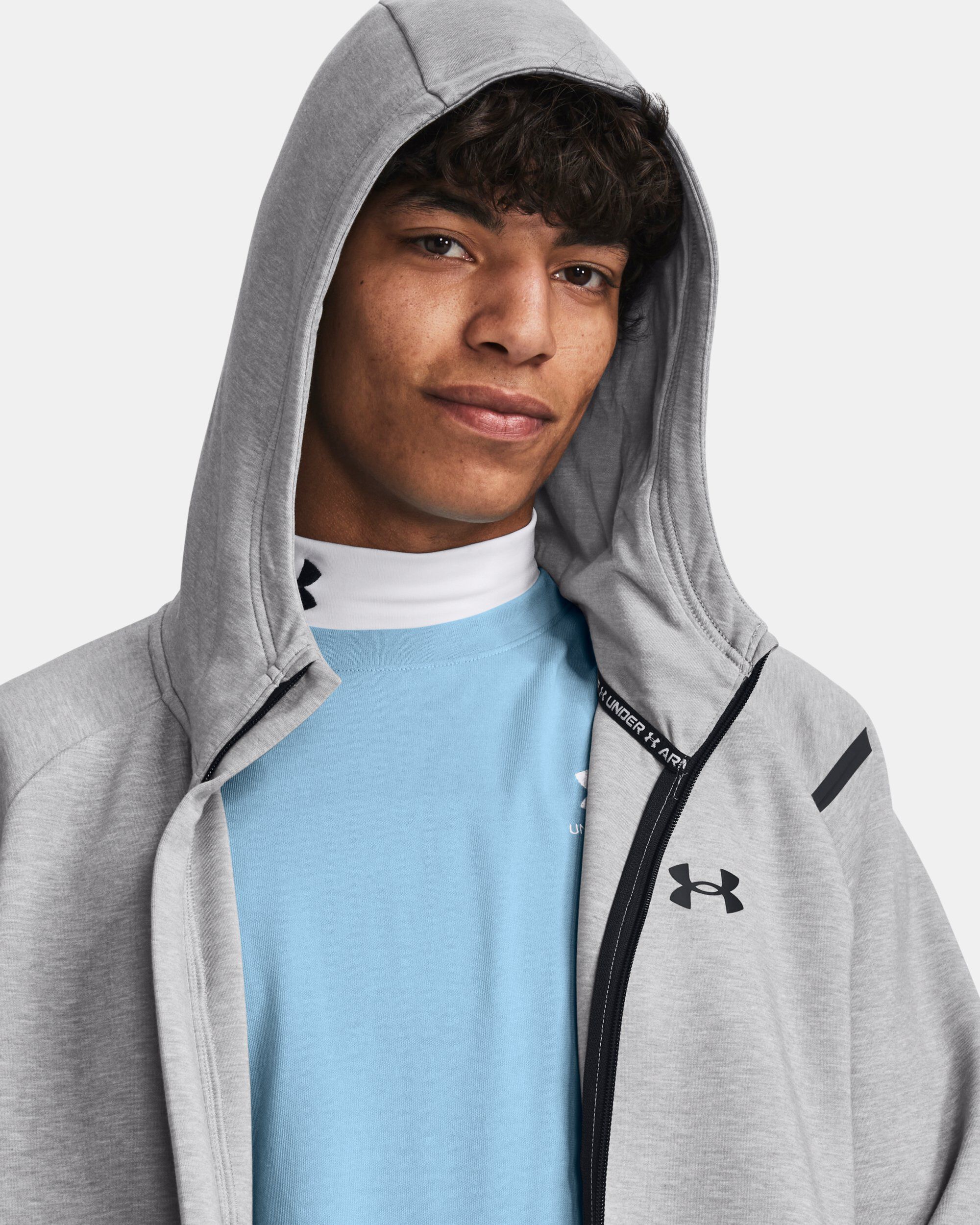 Ua unstoppable double knit full zip top