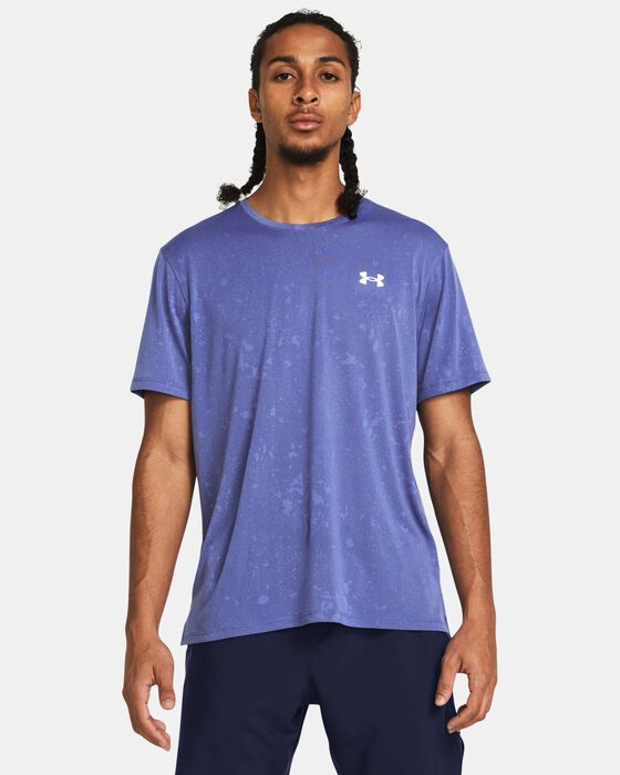 Men's UA Launch Splatter Short Sleeve image number 0