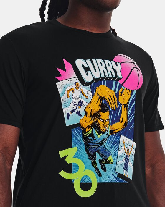Men's Curry Comic Book Short Sleeve image number 3