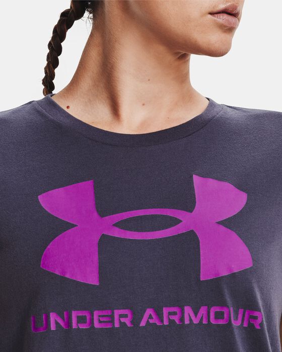 Women's UA Sportstyle Graphic Short Sleeve image number 3