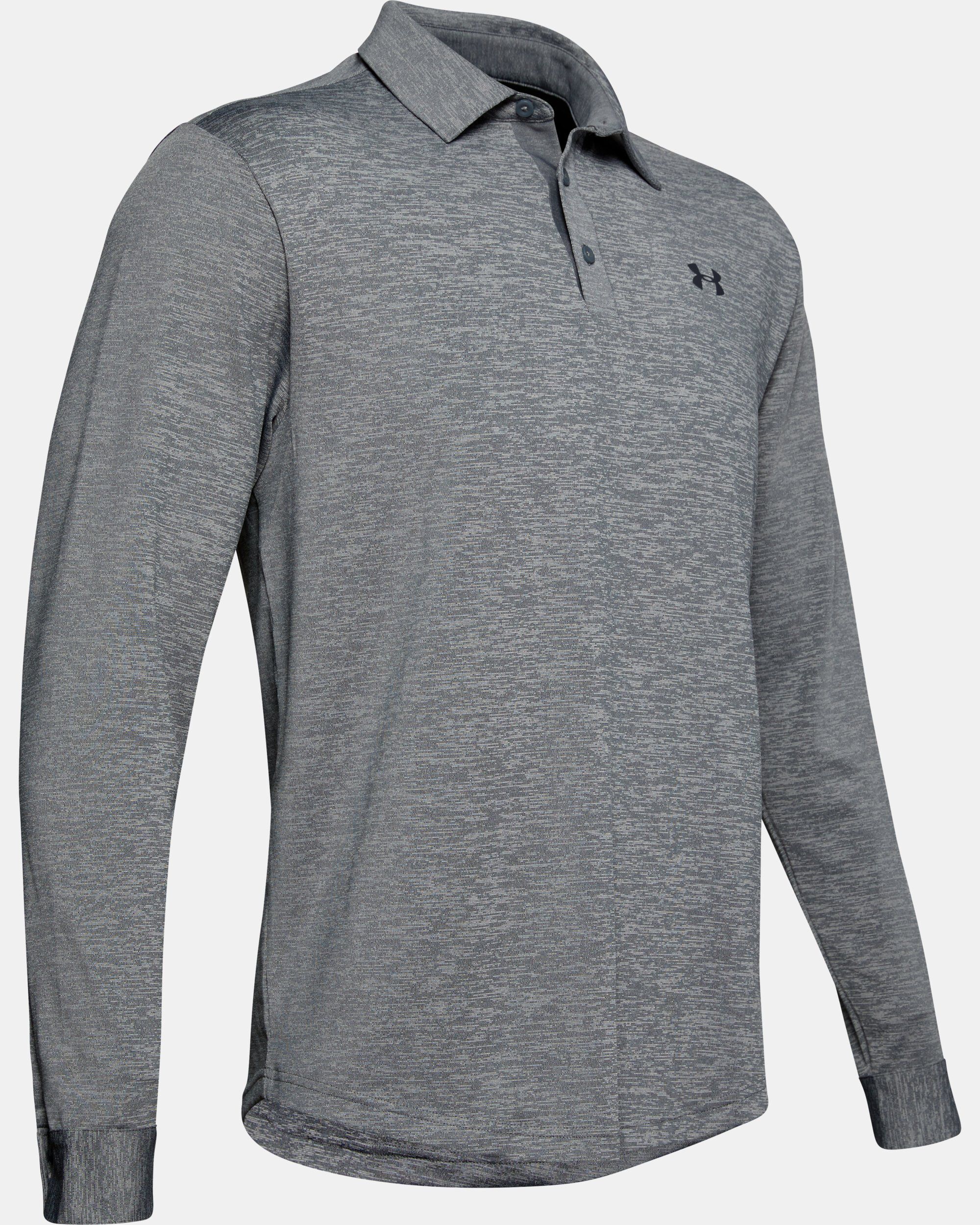 Under armour playoff long sleeve polo on sale