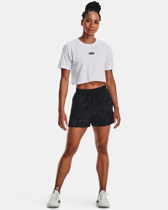 Women's UA Journey Terry Shorts image number 2