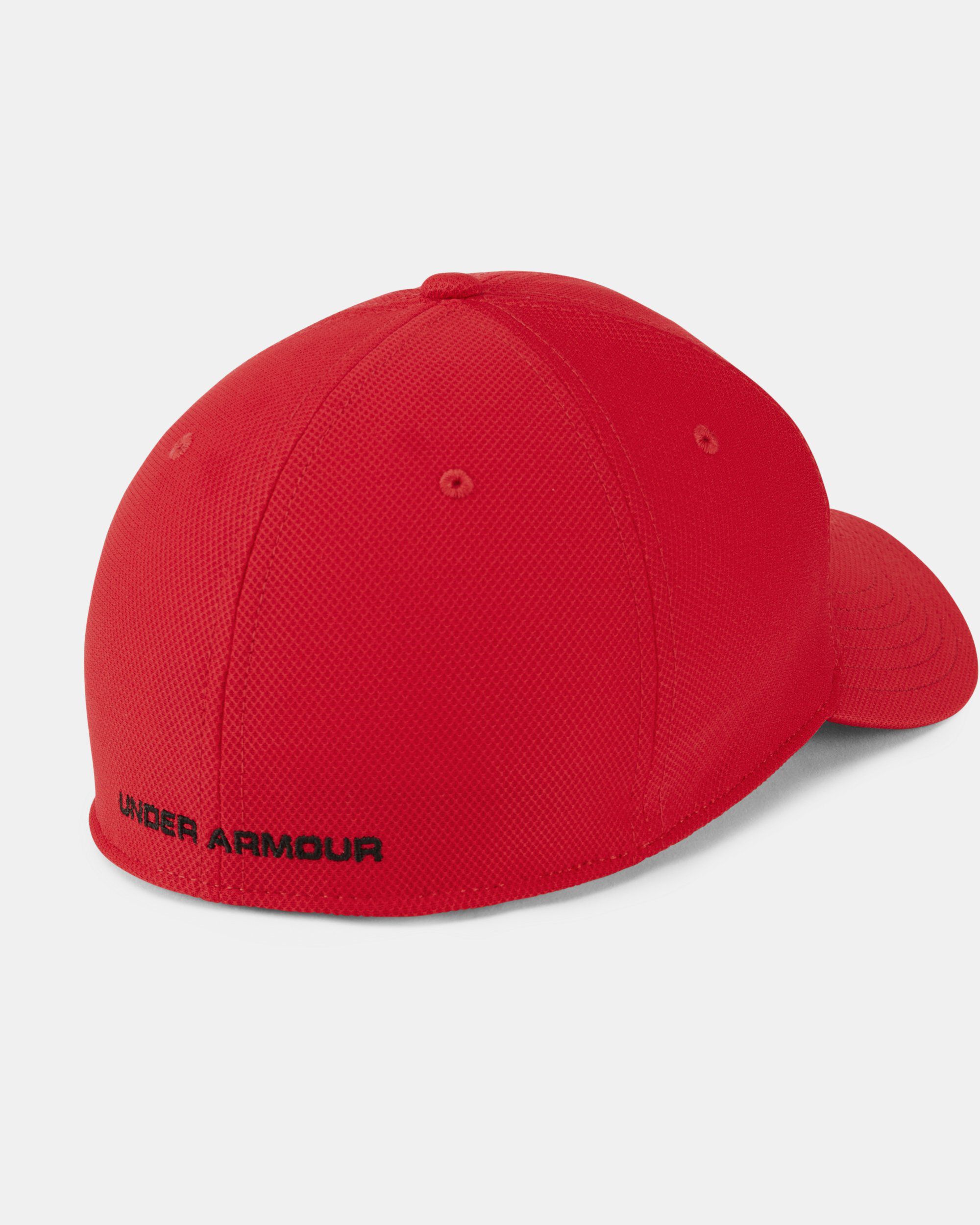 Under armour red discount white and blue hat
