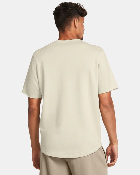 Men's UA Rival Terry Colorblock Short Sleeve image number 1