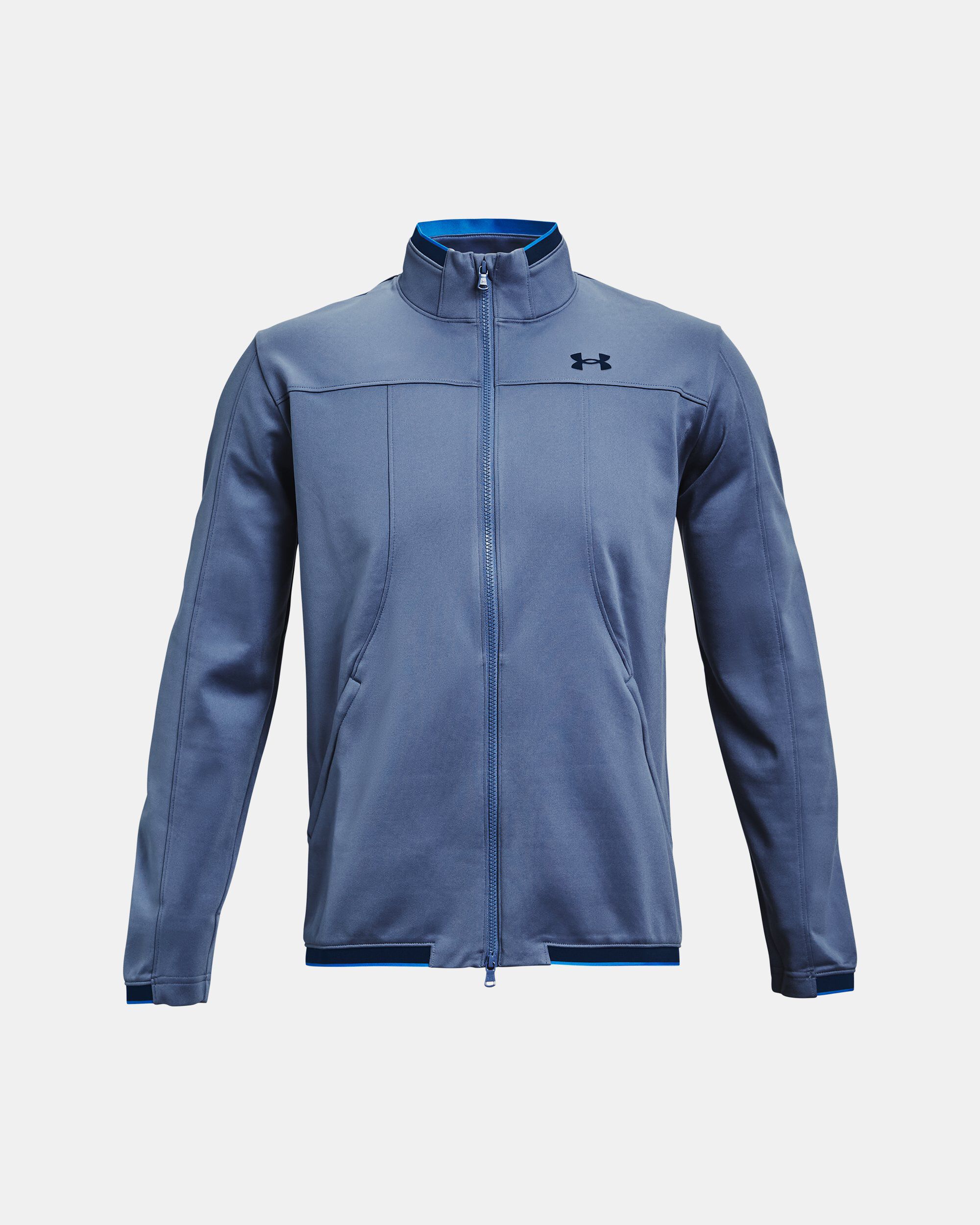 Buy Men s UA RECOVER Knit Track Jacket Blue in KSA Under Armour