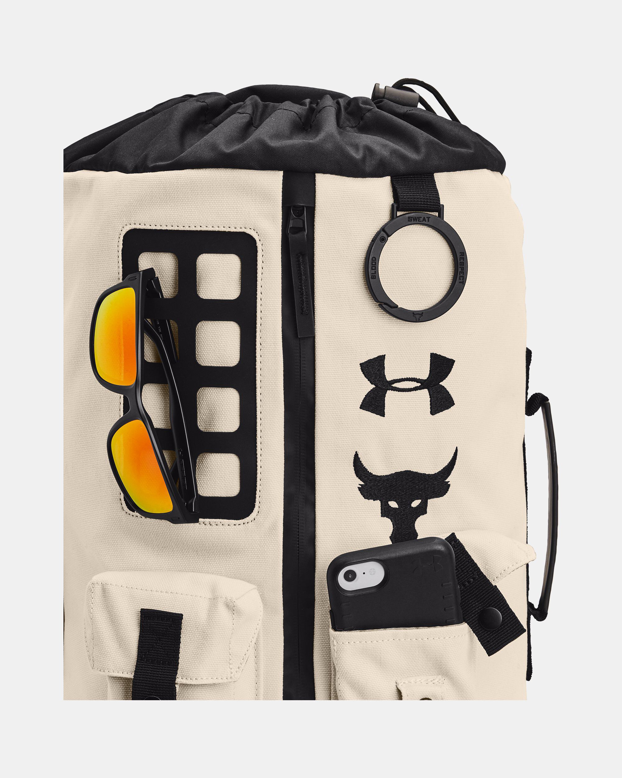 Under Armour Project Rock 60 Bag White in KSA
