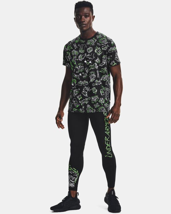 Men's UA Run Your Face Off Tights image number 2