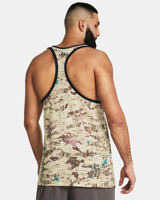 Men's Project Rock Camo Graphic Tank image number 1