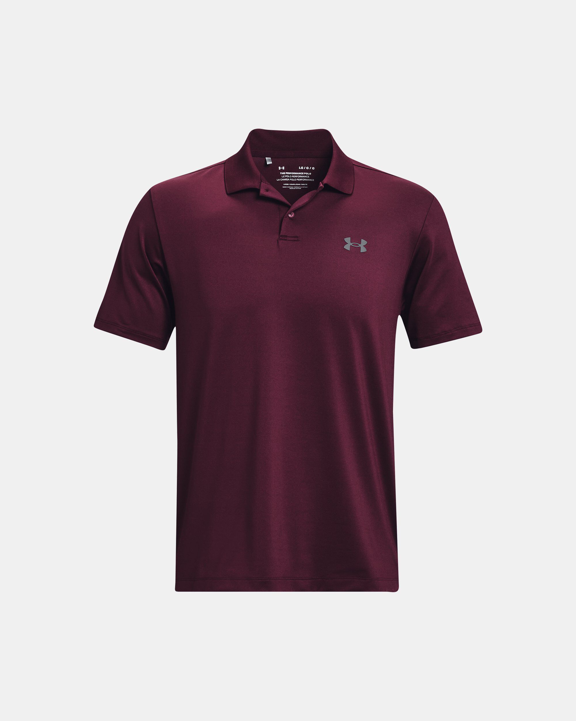 Maroon under cheap armour polo shirt