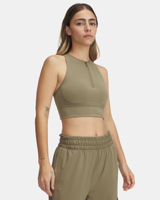 Women's UA Meridian Zip Tank image number 0