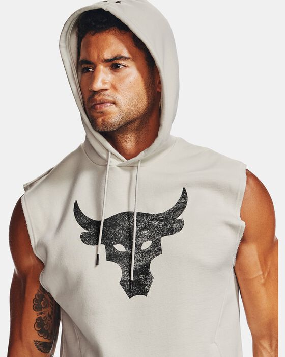 Men's Project Rock Charged Cotton® Sleeveless Hoodie image number 1
